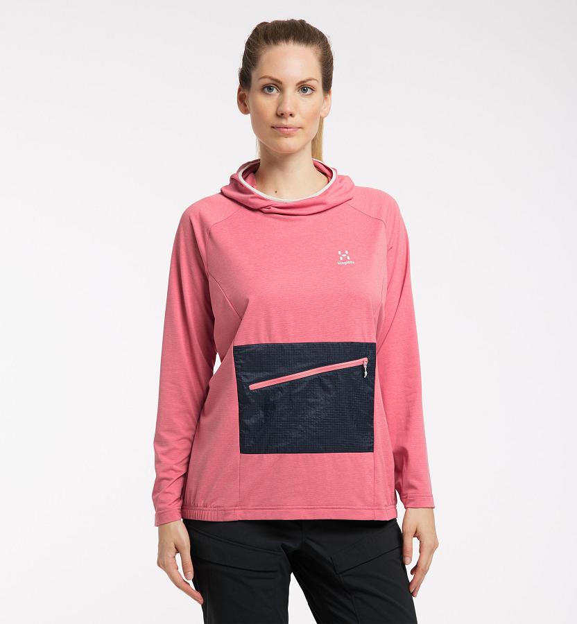 Haglöfs Womens Mirre Mid Layer Pink/Blue New Zealand 02847TYWE